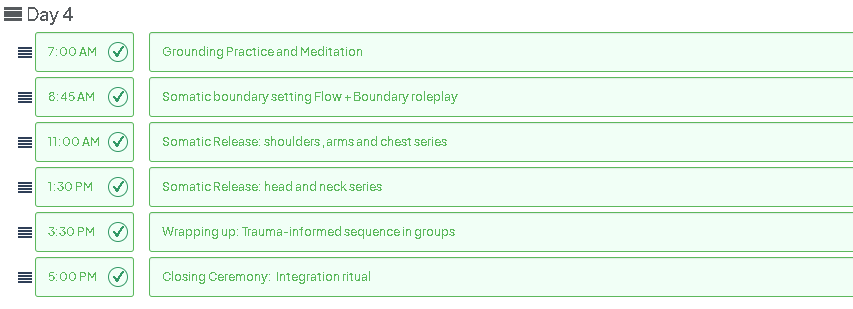 somatic therapy program