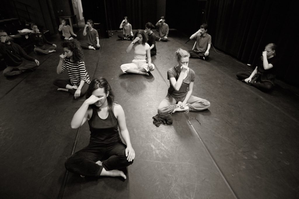 breathwork before authentic movement