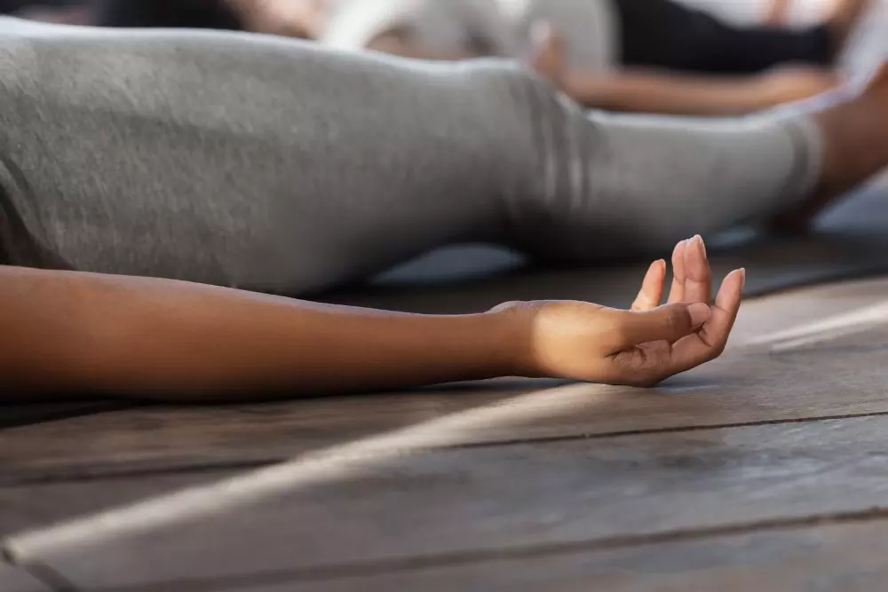 relaxation technique during a somatic session