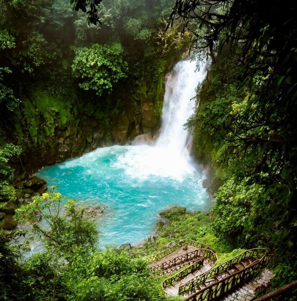 view of the waterfall at cloudbridge