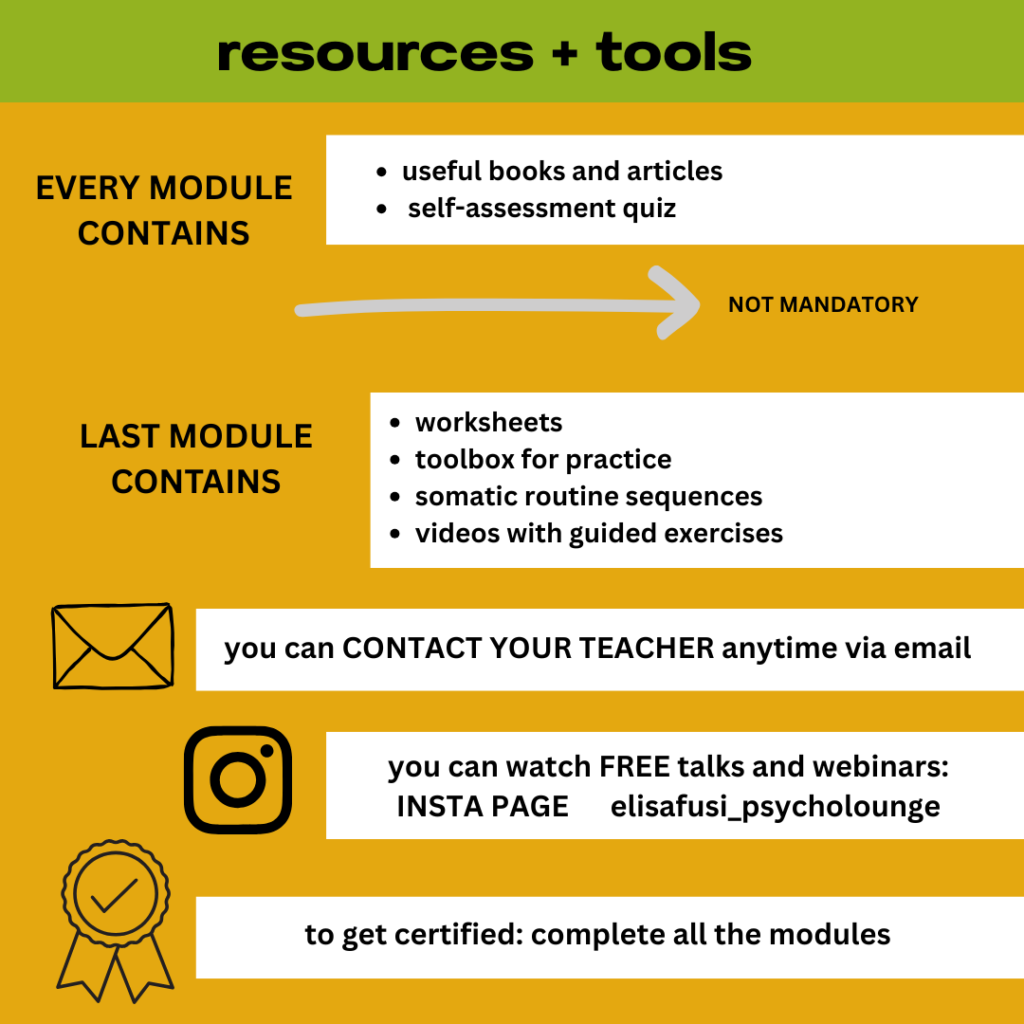 FREE TALKS COURSE ONLINE SOMATICS